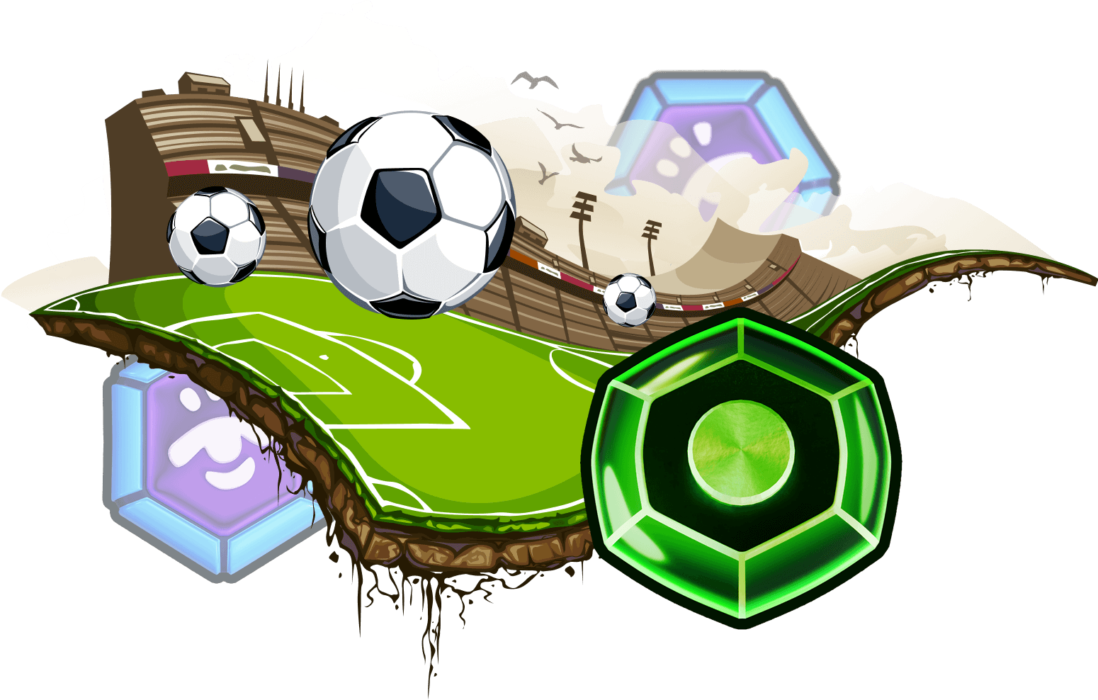 football stadium and predipie gems